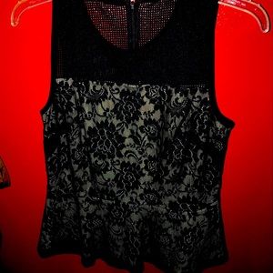 Beautiful classy lace top can be paired with jeans or a nice skirt.